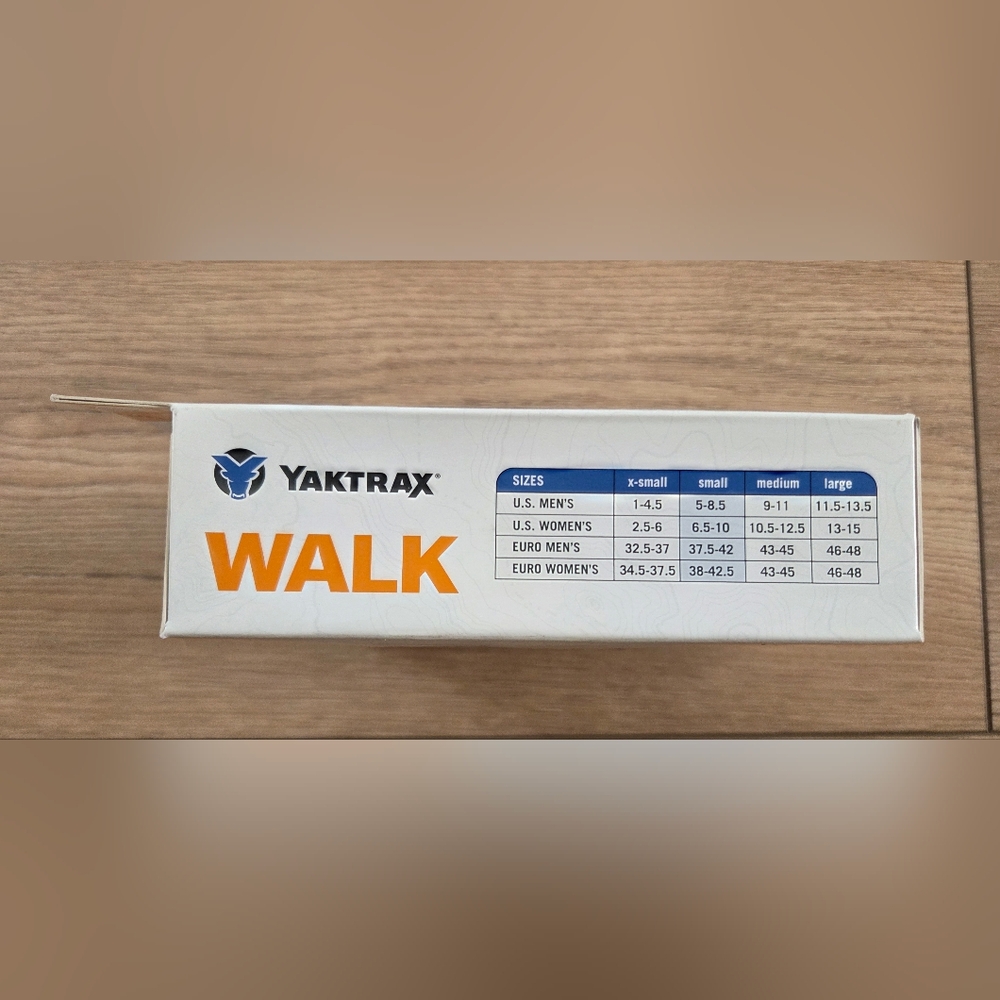 New! Yaktrax Walk Winter Ice Traction Device / Aid Slip-on Your Shoes - Picture 4 of 6